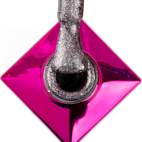 Magnetyczny lakier hybrydowy z efektem kociego oka Cat Eye Foxy Eyes Multicolor Chrom MollyLac 10g Nr 558