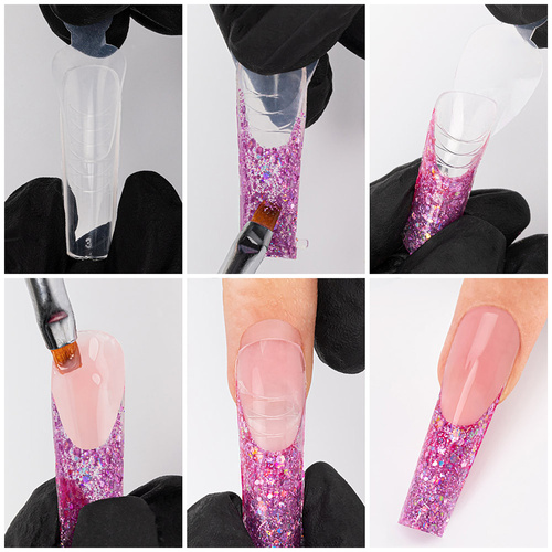 Combo system dual form silikonowe formy do frencha MollyLac owal 12 szt