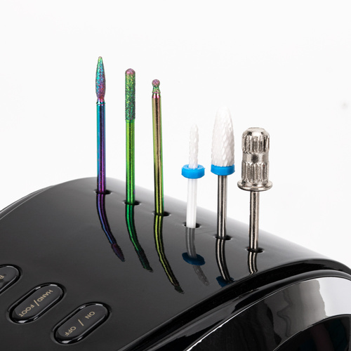 Frezarka do manicure i pedicure 68W No Name czarna black M13 35 000 obrotów