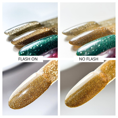 Lakier hybrydowy Molly Nails Flashing Lights 3 Honeywood HEMA/Di-HEMA Free 8g Nr 611