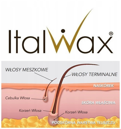 Wosk twardy w dropsach niskotemperaturowy do depilacji Italwax Film Wax do depilacji bezpaskowej rose 1 kg