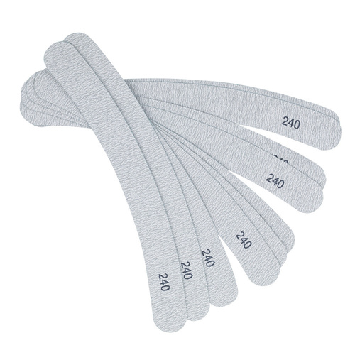 Nakładki ścierne zamienne do pilnika metalowego banan kolor zebra gradacja 240 10szt