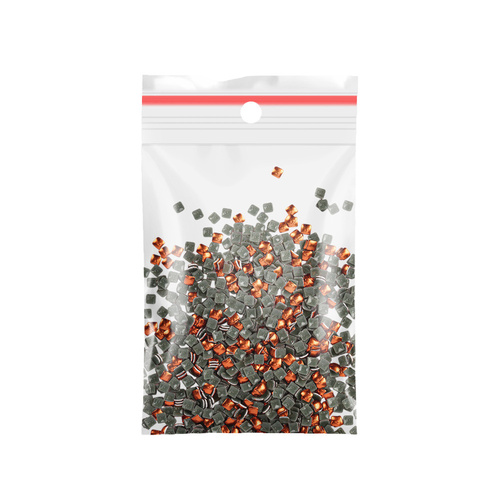 ShinePins gładkie ćwieki błyskotki ozdoby do paznokci kwadratowe mini NTN Premium Nr 4 5g