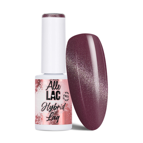 Lakier hybrydowy LED/UV Gel Polish Cat Eye CAT 3 Dark Cherry AlleLac HEMA/Di-HEMA Free 6g