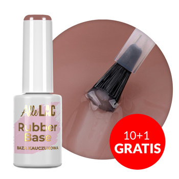 10+1gratis Baza kauczukowa Rubber Base AlleLac Caramel Cookie HEMA/Di-HEMA Free 7g Nr 12