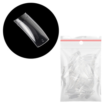 Tipsy szklane krótka kieszonka uzupełnienie rozmiarów nr 2. 60 szt.