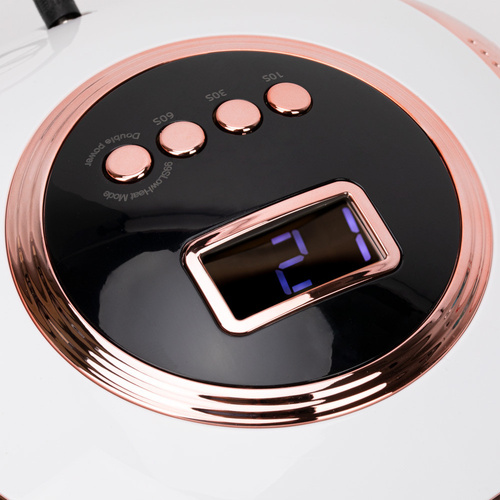 Lampa do paznokci dual UV/LED 220W No Name do lakierów hybrydowych żeli i akrylożeli biała Z7