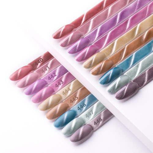 5+1gratis Magnetyczny lakier hybrydowy Cat Eye Womanity Rainy Day Molly Nails HEMA/Di-HEMA Free 8g Nr 447