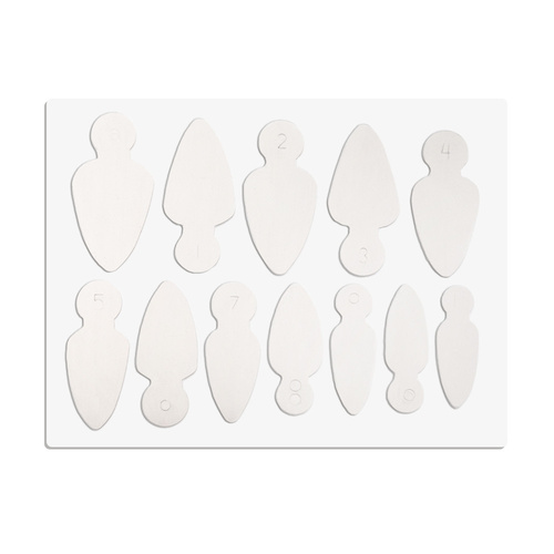 Combo system dual form silikonowe formy do frencha MollyLac migdał 12 sztuk