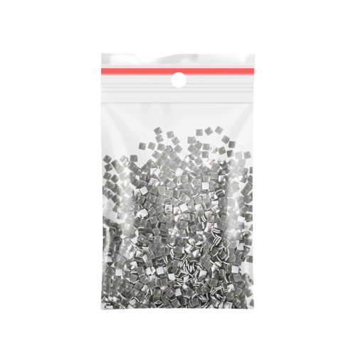 ShinePins gładkie ćwieki błyskotki ozdoby do paznokci kwadratowe mini NTN Premium Nr 10 5g