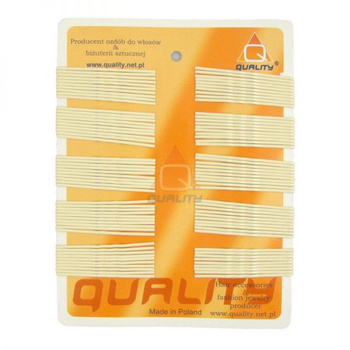 Wsuwki do włosów quality ciemny beż 5,5 cm 100 szt