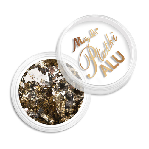 Pyłek do paznokci metaliczne MollyLac Płatki Alu 0,2 g Nr 9