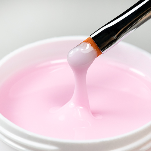 10+1gratis Żel budujący twardy z tiksotropią AlleLac Tixo Hard Builder Gel Soft Blush 45g