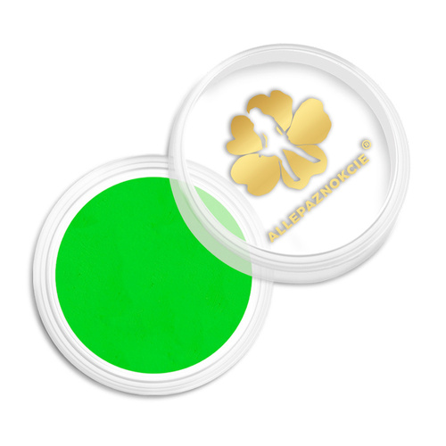 Pyłek do paznokci Smoke Nails efekt dymu Allepaznokcie neon green Nr 02