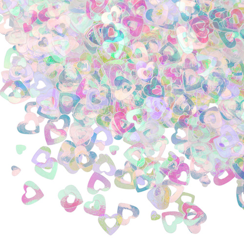 Ozdoba do paznokci holograficzne serduszka Nr 3 2 g