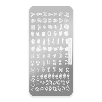 Blaszka do stempli ze wzorkami Finger Angel V32