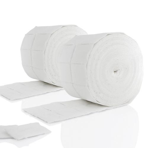 48szt Waciki bezpyłowe 1000 szt (2 rolki x 500 szt) 12 warstw