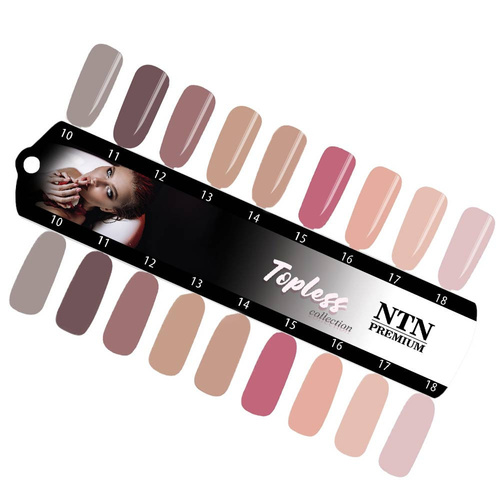 Lakier hybrydowy NTN Premium Topless Collection HEMA/Di-HEMA Free 5g Nr 15