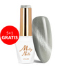 5+1gratis Magnetyczny lakier hybrydowy z efektem kociego oka Cat Eye Crystal Water Molly Nails HEMA/Di-HEMA Free 8g Nr 161