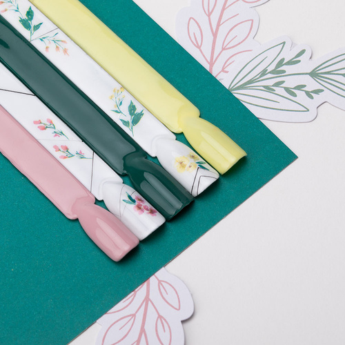 Naklejki wodne do paznokci kwiaty BN-1779