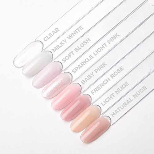 10+1gratis Żel budujący twardy z tiksotropią AlleLac Tixo Hard Builder Gel Soft Blush 45g