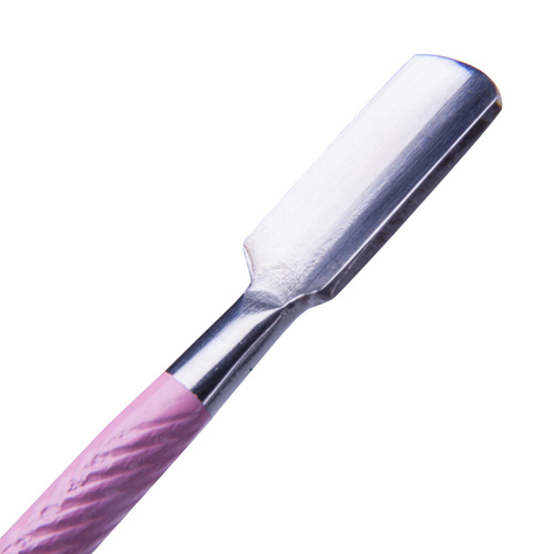Profesjonalne dłutko kopytko dwustronne do manicure i pedicure różowe