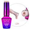 Baza kauczukowa elastyczne paznokcie manicure pedicure S.O.S. Antidotum Molly Nails Endless Flame 10g