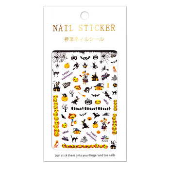 Naklejki do paznokci cienkie samoprzylepne halloween R226