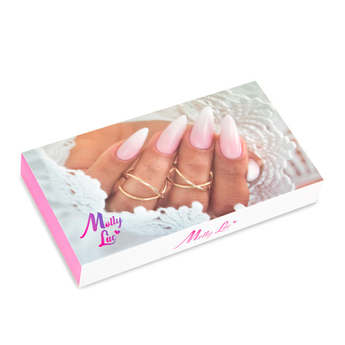 Zestaw 5 lakierów hybrydowych Flashing Molly Nails+ Baza i Top Gratis