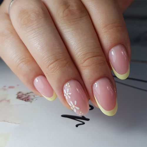 Żel do zdobień Artistic Gel paint gel ombre ornamenty Allepaznokcie Art Neon Lemon HEMA /Di-HEMA free 5g Nr 14