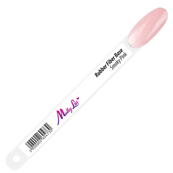 Wzornik patyczek MollyLac Rubber Fiber Base Smoky Pink