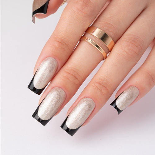 5+1gratis Lakier hybrydowy Molly Nails Cat Eye Womanity Ginger 8g Nr 444