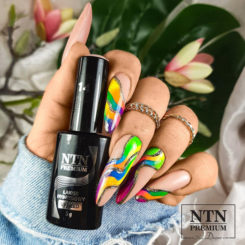 Pyłek do paznokci Smoke Nails efekt dymu Allepaznokcie neon purple Nr 11