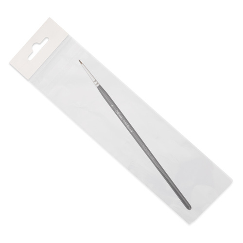 Pędzelek do zdobień farb akrylowych akwarelowych żelu paint żelu Fuzzy Pro Art długość włosia 6,5mm 4U Monika Mielniczuk