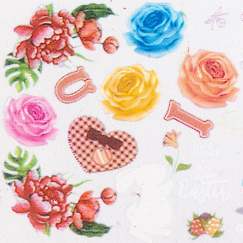 Folia transferowa wielkanocna 100 cm Nr 15