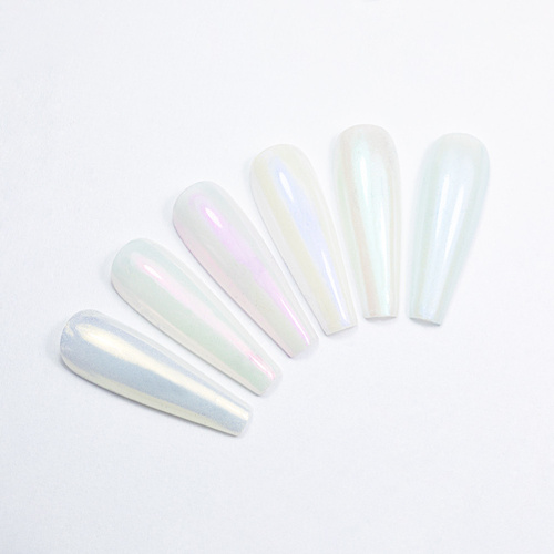 Pyłek do paznokci efekt lustra kasetka 6 kolorów Molly Nails Nr 8