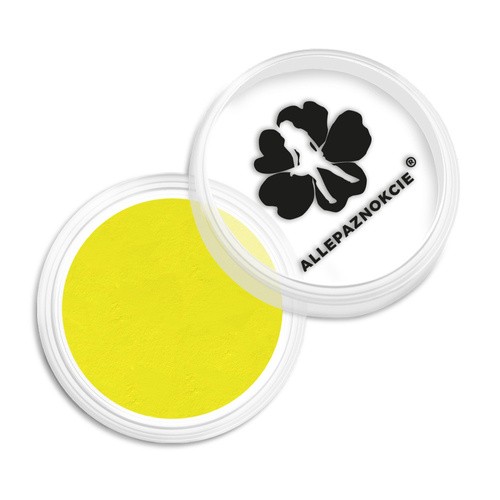 Pyłek do paznokci Smoke Nails efekt dymu Allepaznokcie neon yellow Nr 03