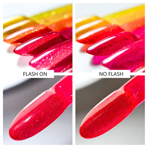 Lakier hybrydowy Molly Nails Flashing Lights Neon Wow Girl! HEMA/Di-HEMA Free 8g Nr 643