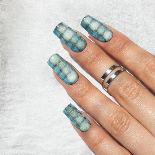 5+1gratis Lakier hybrydowy Molly Nails Neon Flashy Cat Eye HEMA Free 8g Nr 176