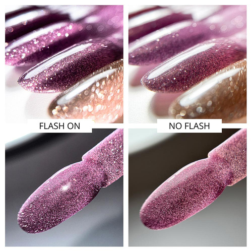 Lakier hybrydowy Molly Nails Flashing Lights Fabulous HEMA/Di-HEMA Free 8g Nr 563