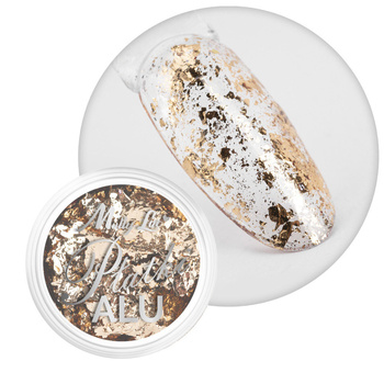 Pyłek do paznokci metaliczne MollyLac Płatki Alu 0,2 g Nr 11