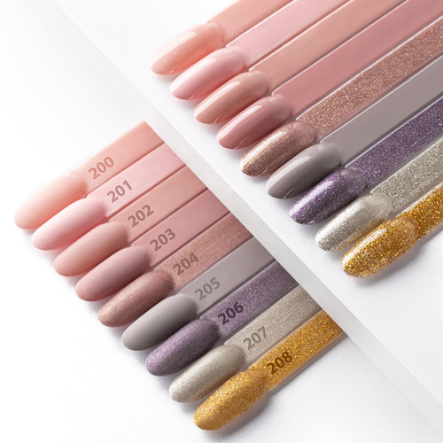 5+1gratis Lakier hybrydowy Molly Nails Sensual Chloe HEMA/Di-HEMA Free 8g Nr 200