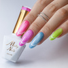 5+1gratis Lakier hybrydowy Molly Nails Neon Flashy Cat Eye HEMA Free 8g Nr 178