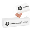 Bloczek blok polerski Allepaznokcie 240/240 Premium biały 1 szt