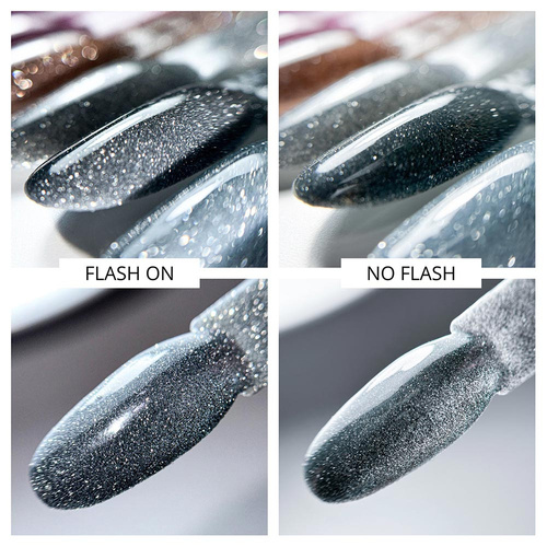 Lakier hybrydowy Molly Nails Flashing Lights Extreme HEMA/Di-HEMA Free 8g Nr 566