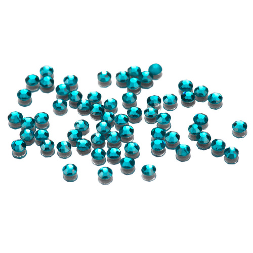 Cyrkonie do paznokci szklane SS5 Blue zircon ok.50 szt.