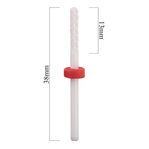 Frez ceramiczny do skórek Small Barrel Ball F 3/32" delikatny