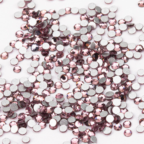 Cyrkonie do paznokci szklane SS3 Light Ametyst ok.50 szt