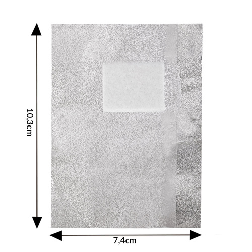 Folia do usuwania lakierów hybrydowych gel lack off AlleLac 100 szt