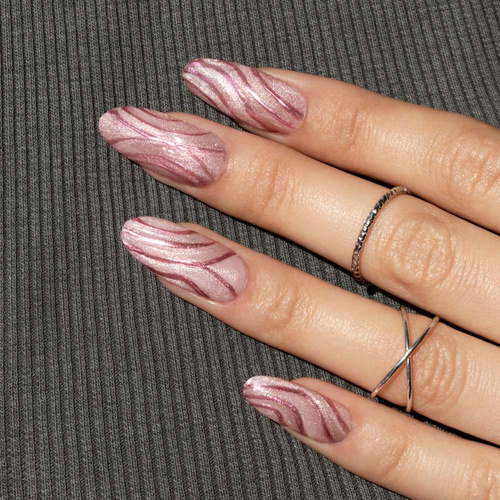 Lakier hybrydowy Molly Nails Crystal Water Cat Eye 8g Nr 164